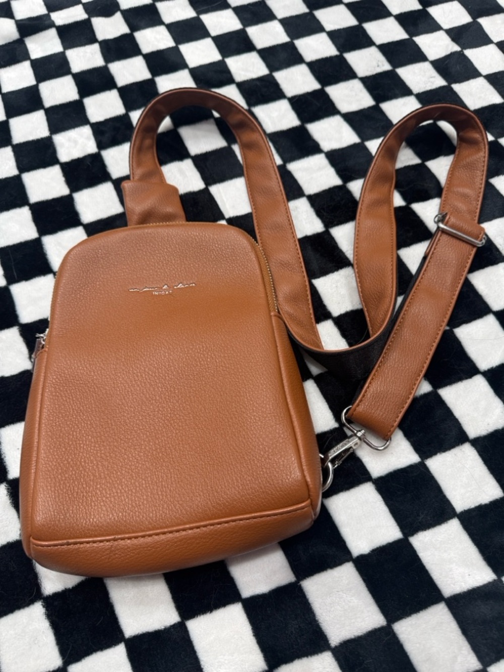 Inicat Un Jour De Chance Crossbody Sling Bag Small Vegan Leather
